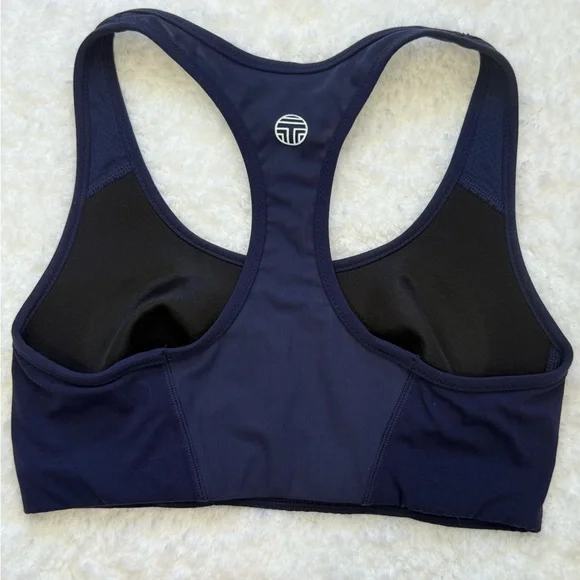 Tory Sport Black Racerback Sports Bra - Picture 4 of 6
